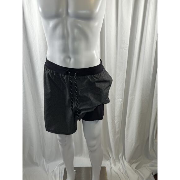 Under Armour Compression Lined Volley Swim Trunks, Heather Gray,Sz: XXL, 87-26 - Picture 6 of 16